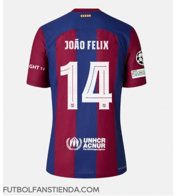 Barcelona Joao Felix #14 Primera Equipación 2023-24 Manga Corta